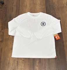 American Outdoorsman Men’s Long Sleeve White Shirt XL