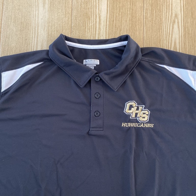 Clear Water High School CHS Hurricanes Mens Short Sleeve Polo Shirts Size 3XL gallery