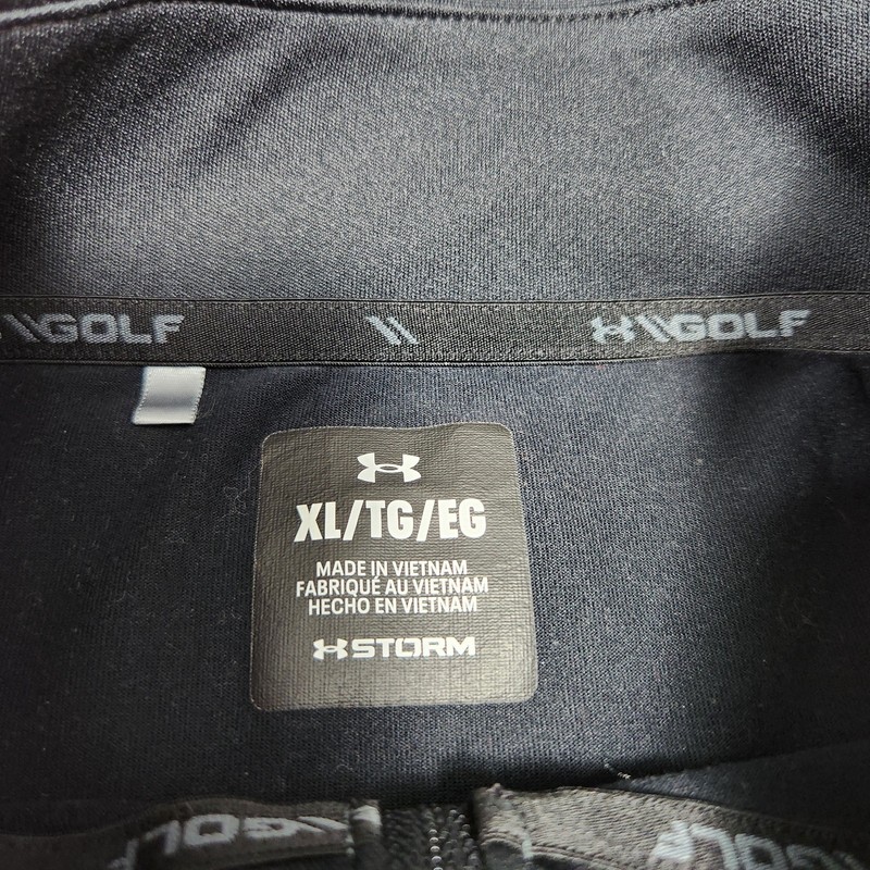 Under Armour Golf Sweatshirt Men XL Storm Midlayer 1/4 Zip Performance Water Res gallery