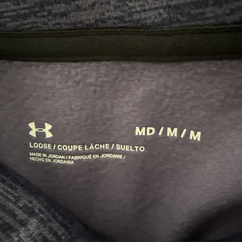 Under Armour Pullover Mens M Purple ColdGear 1/4 Zip Fleece 1357145 NWOT gallery
