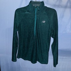 New Balance Tenacity Pullovers 1/4 Zip Navy Sweater Training Fit Men’s Size M