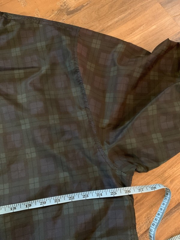 Vintage Tommy Hilfiger Golf Reversible Windbreaker Pullover Top Sz L Large Plaid gallery