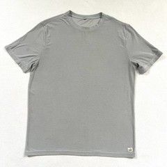 Vuori Heather Grey Strato Tech Tee Short Sleeve Performance Crew Shirt V126 M
