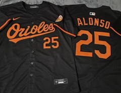 Fast Free Shipping! Medium Pete Alonso Baltimore Orioles Stitched Jersey 25