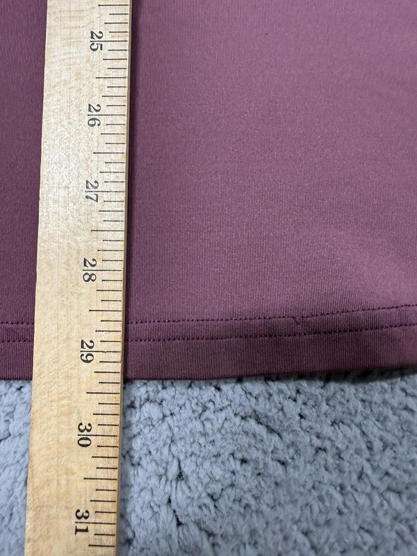 Barbell Shirt Mens XL Purple Long Sleeve Henley Raglan Athletic Performance Top gallery