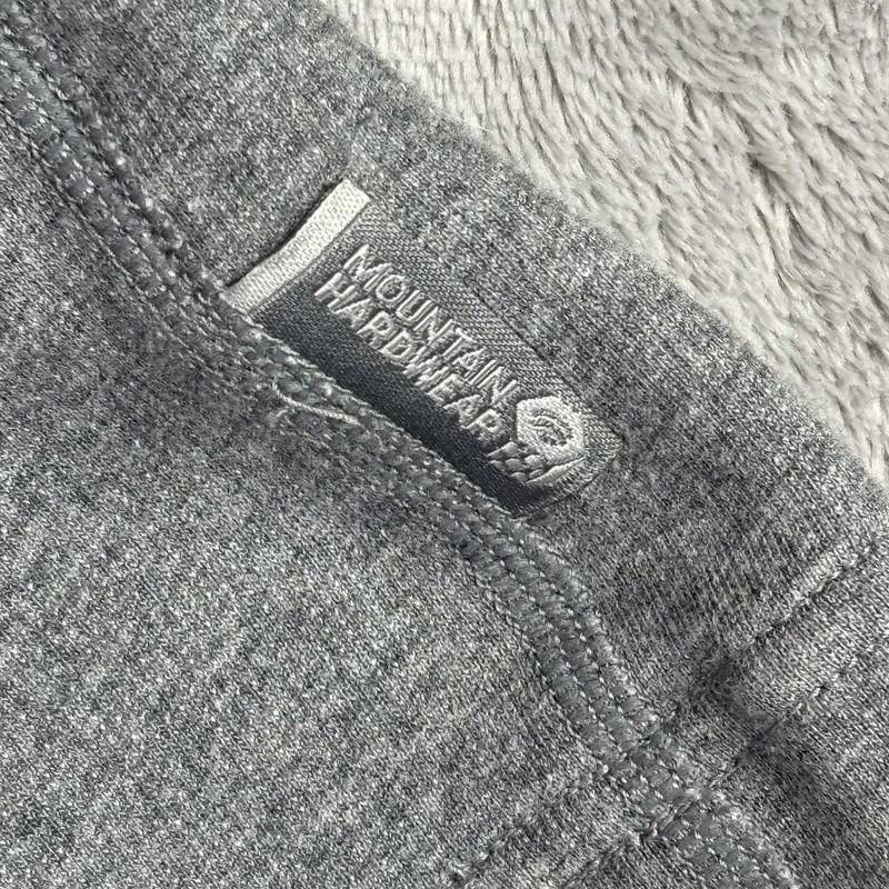 Mountain Hardwear Pullover Mens L Gray Brown Colorblock Henley Button Sleeve gallery
