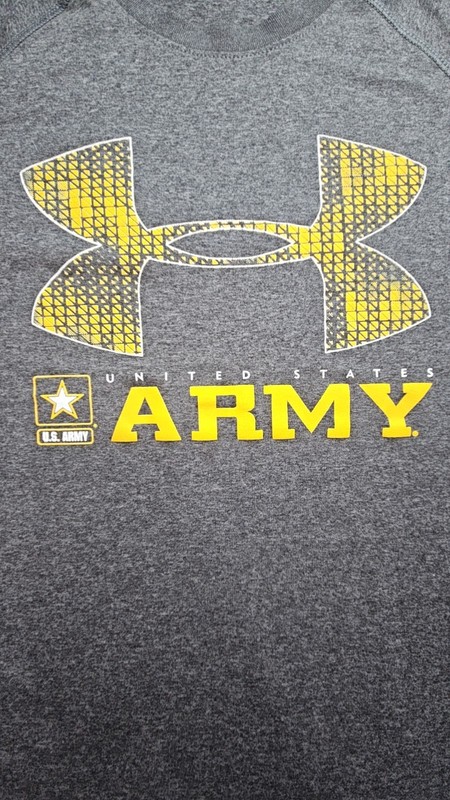 Under Armour HeatGear Men's Loose Fit United States U.S. Army T-Shirt Gray S gallery