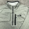 THE NORTH FACE Men's Large Canyonlands 1/2 Zip Fleece Jacket Gray Chest Pocket gallery