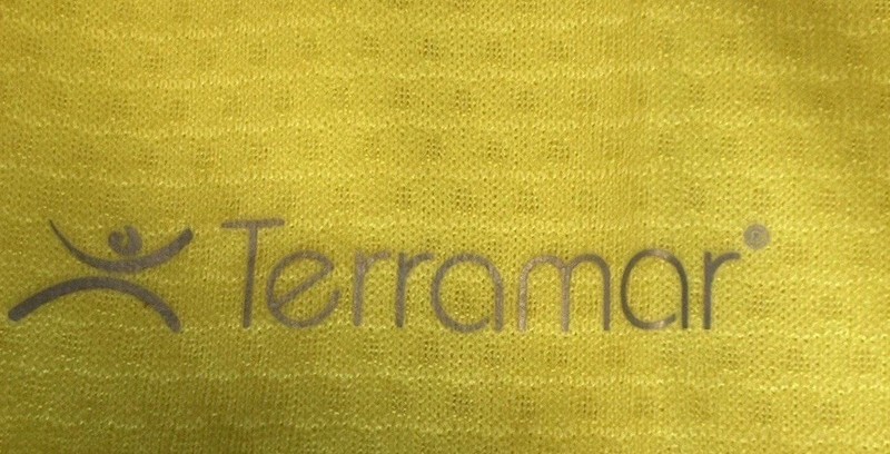 NWT Terramar Sports Men's Medium Neon Yellow Helix Performance Mesh Tee gallery