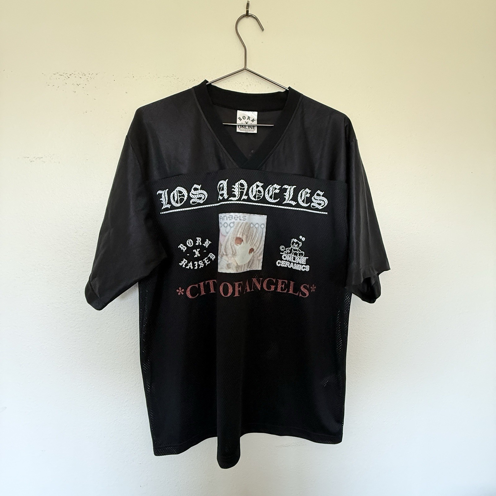 Online Ceramics Born X Raised Football Jersey Black Size Extra Large Brand New gallery