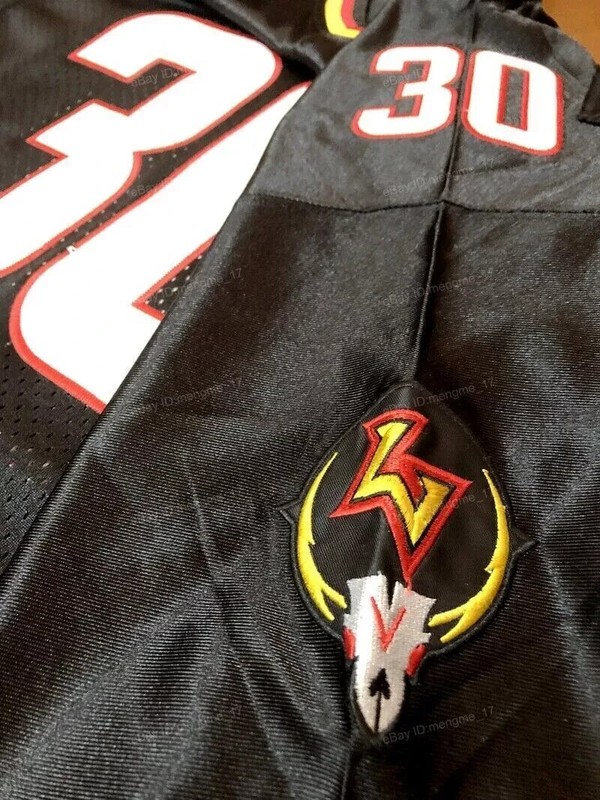 He Hate Me Rod Smart #30 Movie Men's Football Jersey Stitched Black White gallery