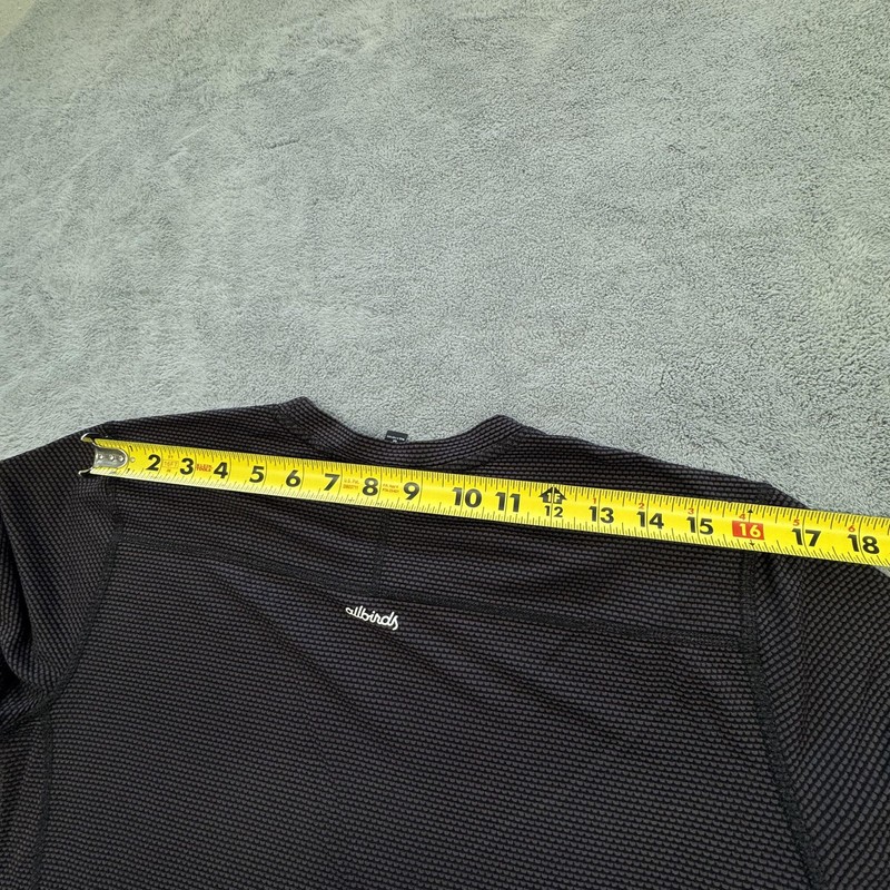 Allbirds Shirt Mens M Black Short Sleeve Pocket Knit Crew Neck Polyester Blend gallery