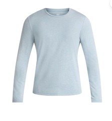 Athletic Works Men’s Blue Tri-Blend Long Sleeve T-Shirt Size 3XL NEW FREE SHIP!