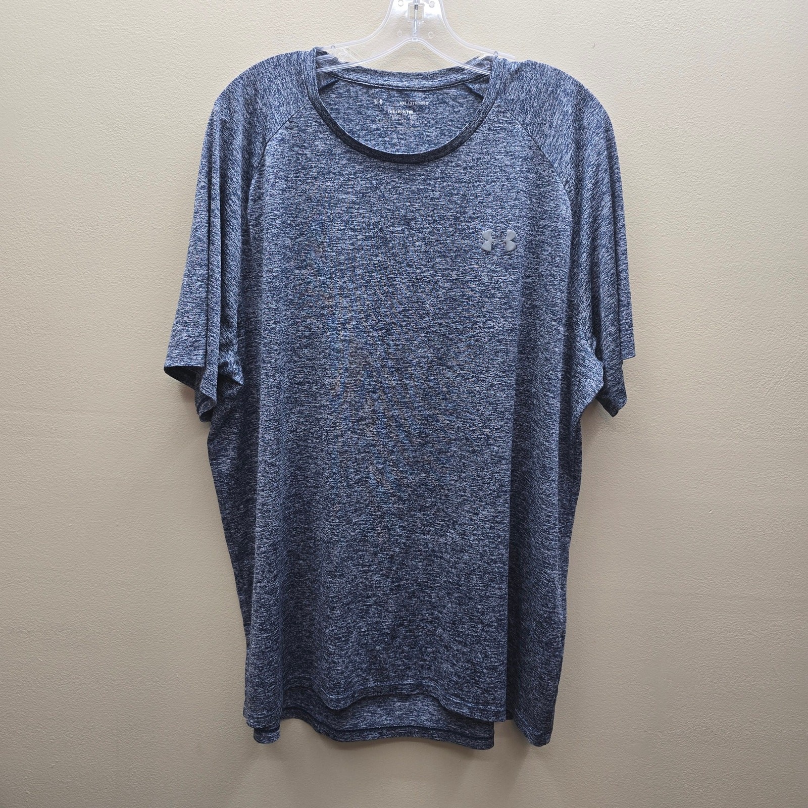Under Armour The Tech Tee Sports Workout Gym Blue Size XXL Space Dye gallery