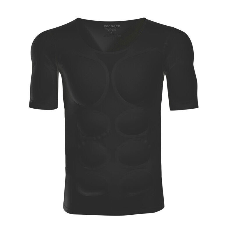 Men's Invisible Pads Shaper Fake Muscle Chest Tops Protection Sponge Enhancers gallery
