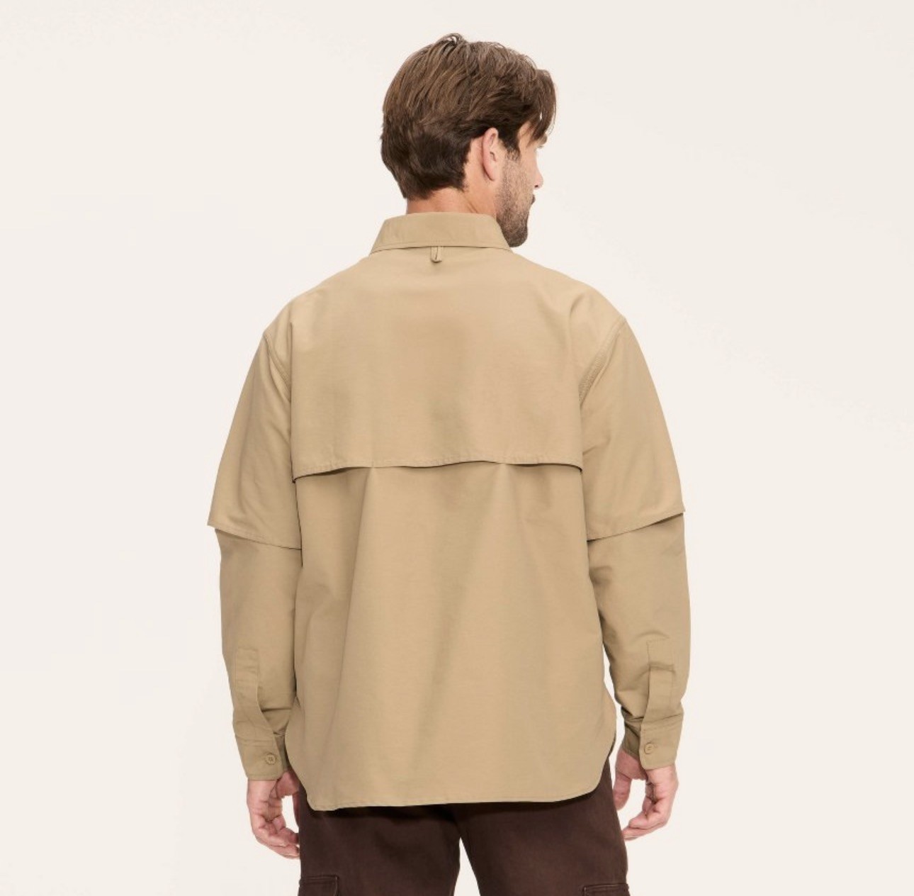 NEW Woolrich x Target Khaki Vented Long Sleeve Fishing Shirt Outdoor Mens S gallery