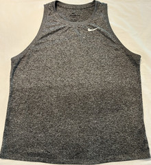 Nike Dri-FIT Women’s Moisture Wicking Sleeveless Tank Top Gray Crew Neck