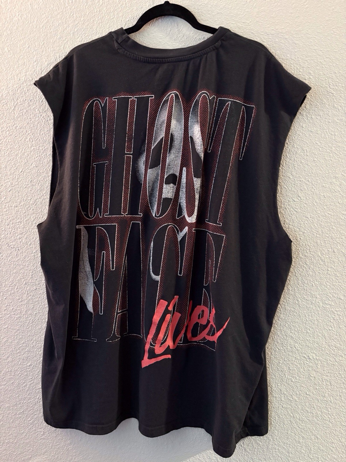 Ghost Face Muscle Tank Top Men’s Size 3XL gallery
