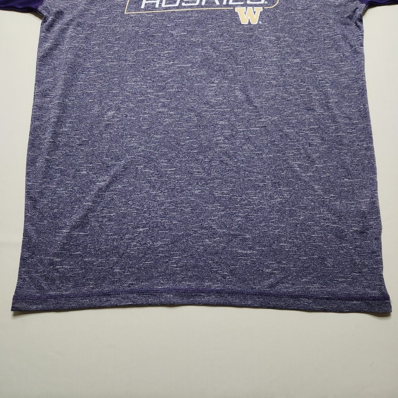 Champion Washington Huskies Men Size Large Purple Athletic Short Sleeve Tee G1 gallery