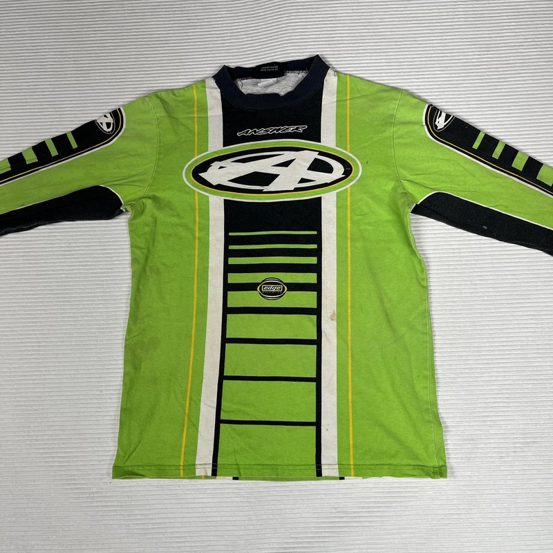 Answer Racing Shirt youth Small Green Motocross Jersey Long Sleeve MX Graphic gallery