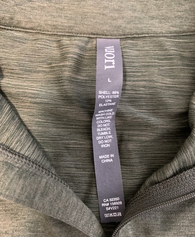 EUC VUORI Mens L Ease Performance 1/2 Zip 2.0 Mock Neck Green Long Sleeve gallery