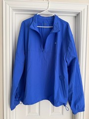 ALO Yoga Lightweight Takeaway Track Pullover – XL – Marathon Blue – WORN 4 TIMES