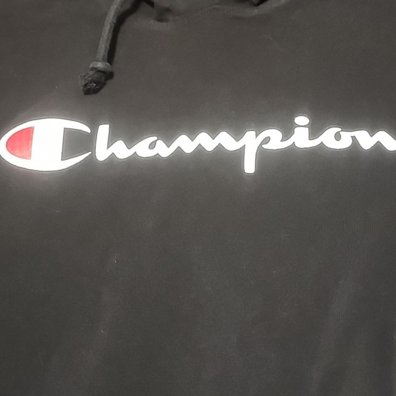 Champion Authentic Athletic Wear Men's Small Pullover Black Sport Hoodie gallery