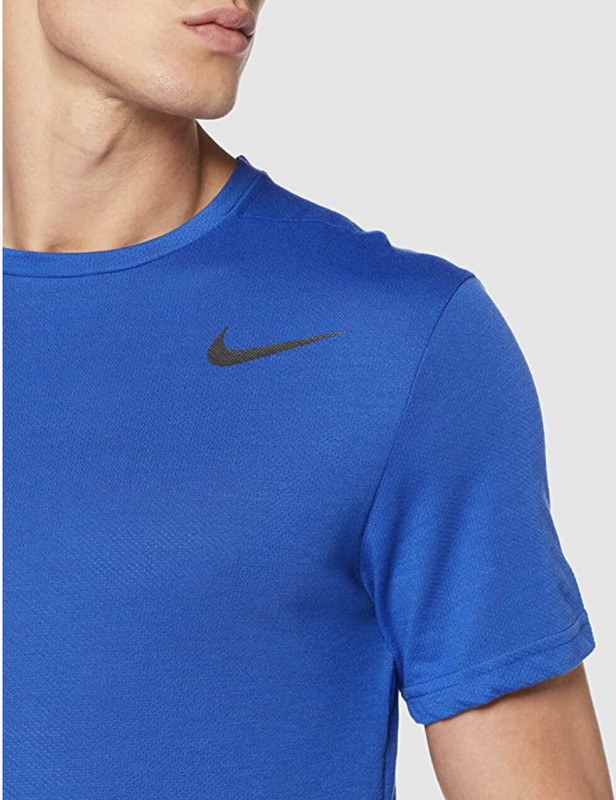 Nike Men's Hyper Dry Tee (Game Royal/HTR/Black) Size Medium - B3 gallery