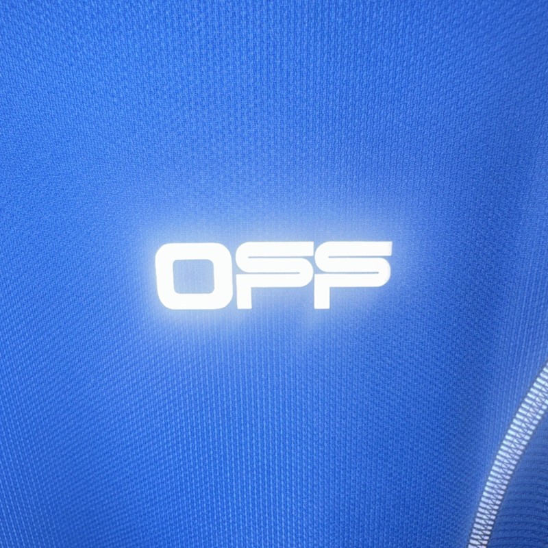 Off-White OFF ACTIVE Men's Blue Reflective Lightweight T-Shirt L Pullover gallery