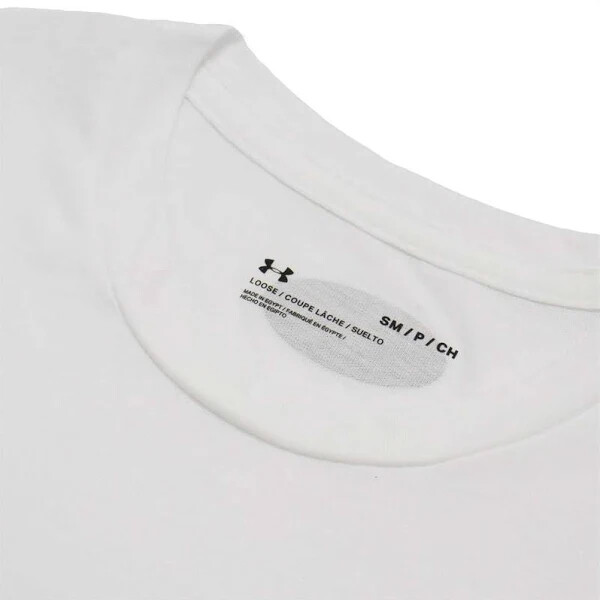 Under Armour Short Sleeve Shirt Men's M L White 1360693 T-Shirt Cotton/Poly gallery