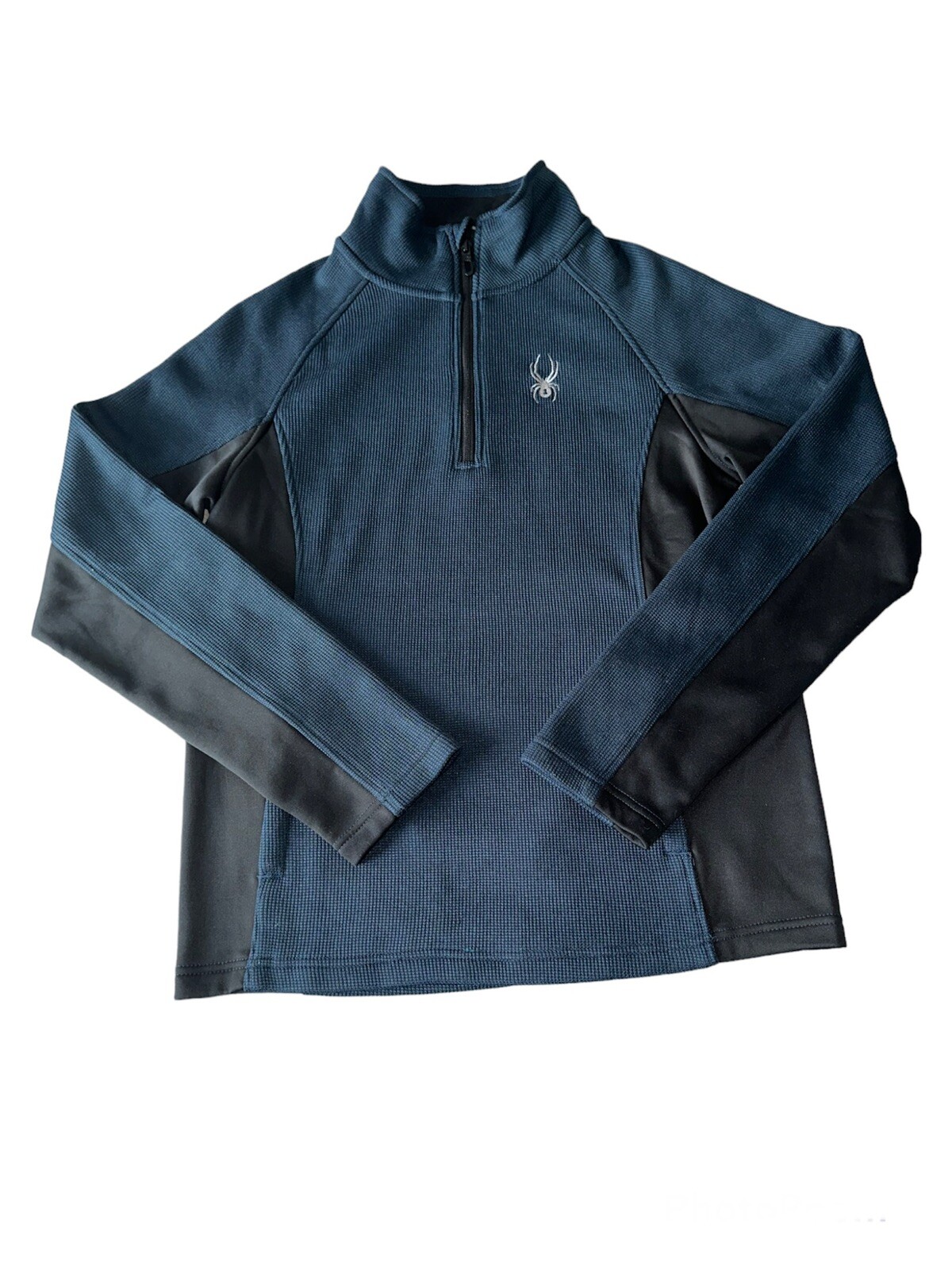 Spyder Frontier 1/4 Zip Pullover - Men’s Small Navy w/ Black Stretch Panels gallery