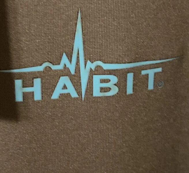 Habit Collection Men's Long sleeve 1/4 Zip Performance Layer NEW Gray Medium gallery