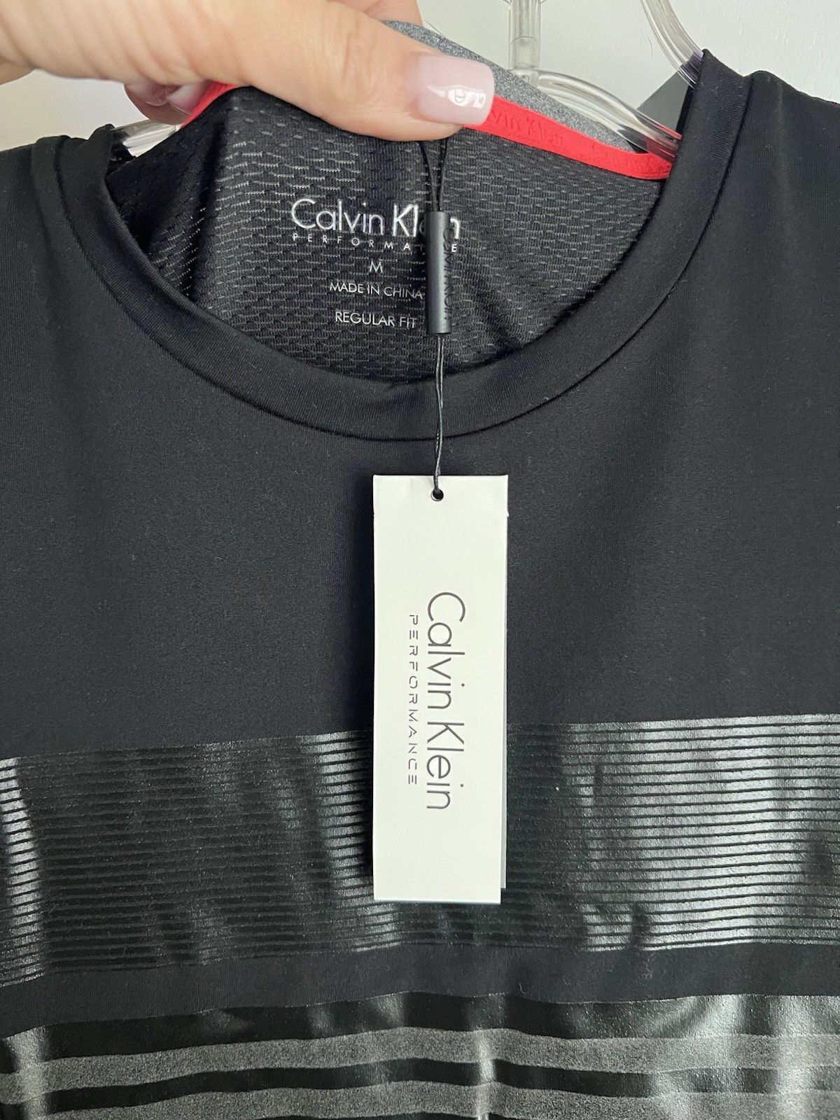 Calvin Klein Performance Men's Regular Fit Graphic Logo Crew Neck T-Shirt M gallery