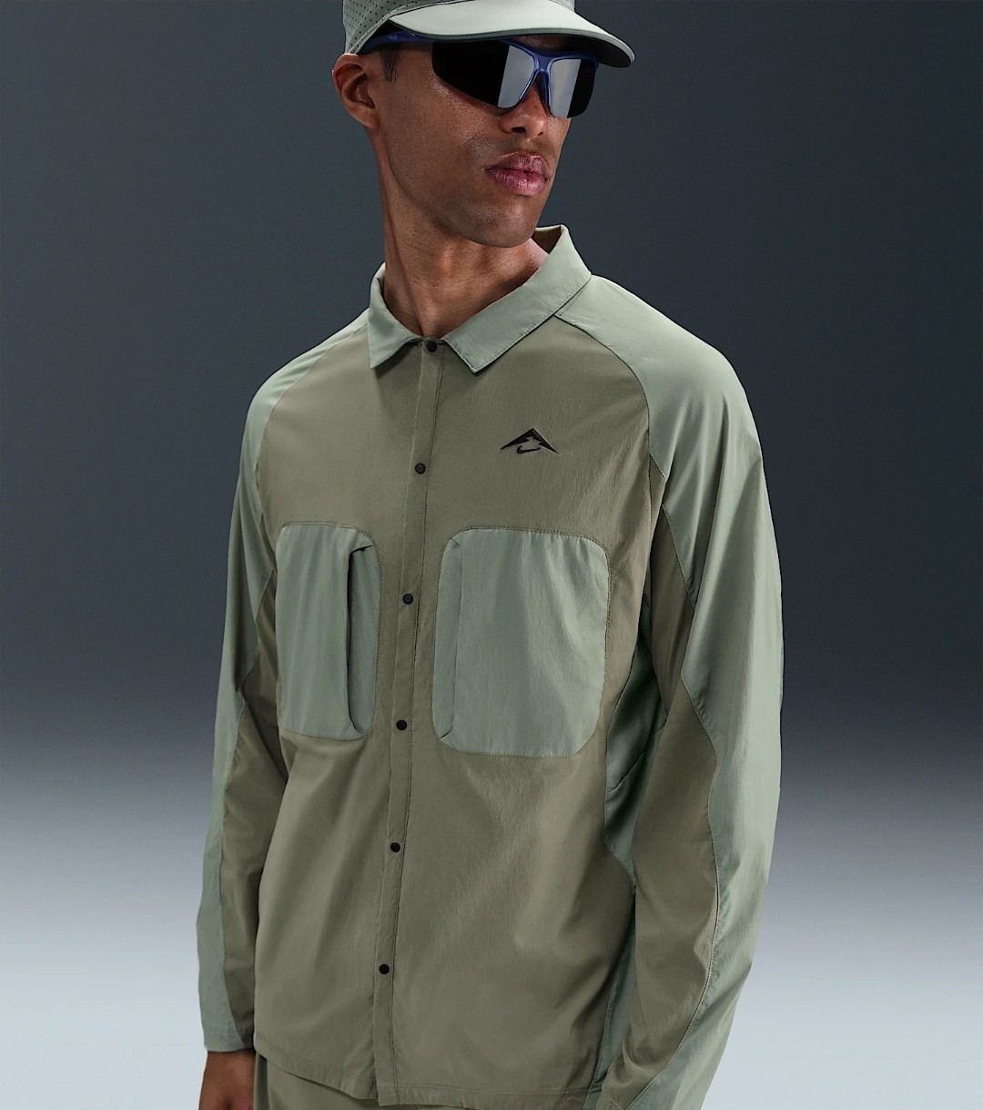Nike Trail Men's Dri-FIT ADV UV Running Shirt Jacket Sz X-Large HJ5079-320 NEW gallery