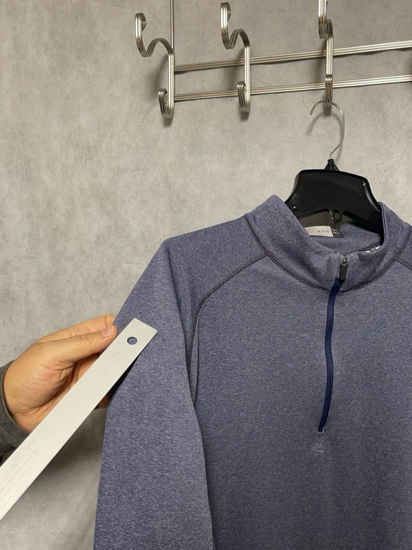 KJUS Pullover Men XL Blue Keano 1/4 Zip Performance Golf Hiking Sweatshirt 54 gallery