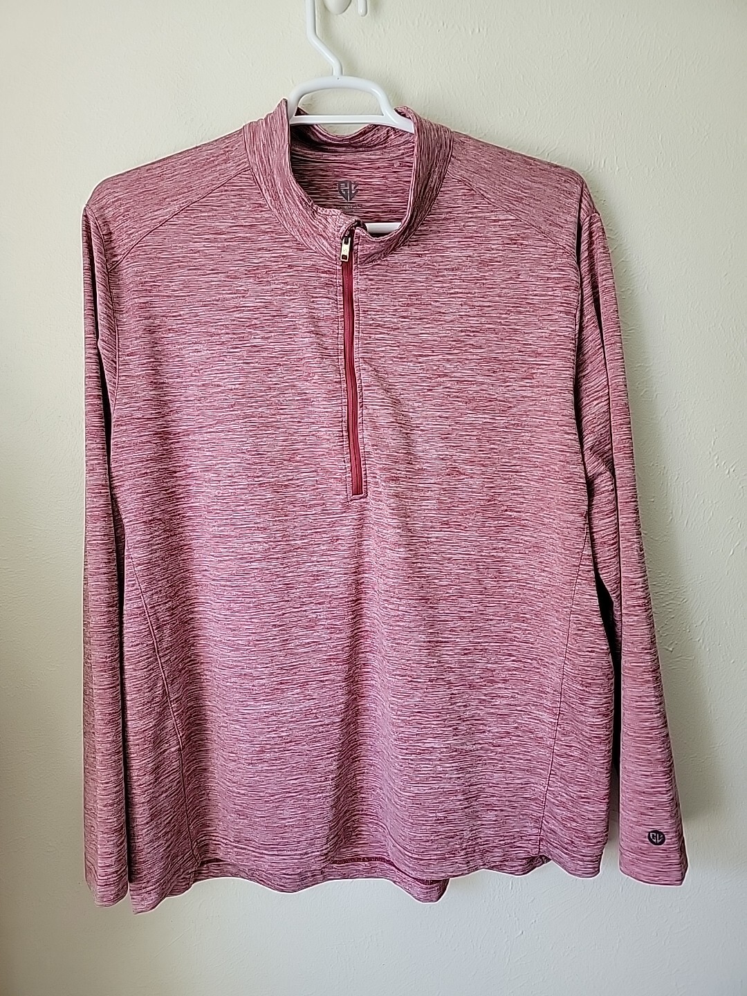 Graham Luxe Porter Golf Pullover Mens 2XL XXL Burgundy Stretch Golfer Shirt gallery