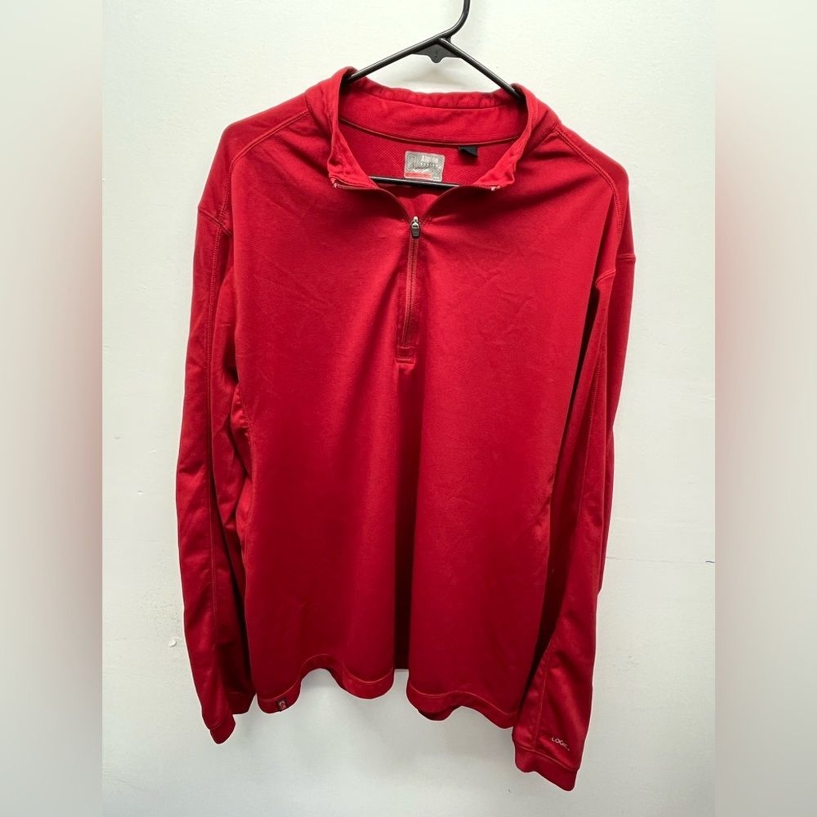 Alpine Design Men's Red Quarter-Zip Shirt Dri Logic Size XL gallery