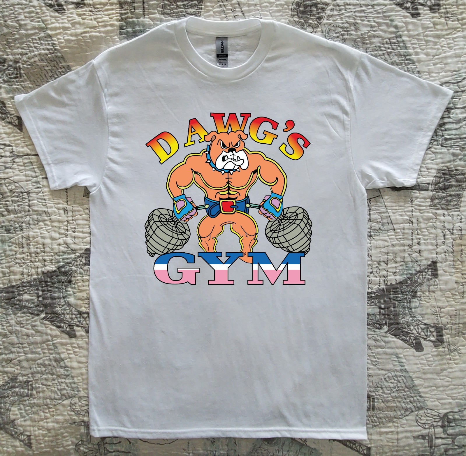 Dawg's Gym Workout Bodybuilding Muscle Dog Logo T-shirt New Size S M L XL gallery