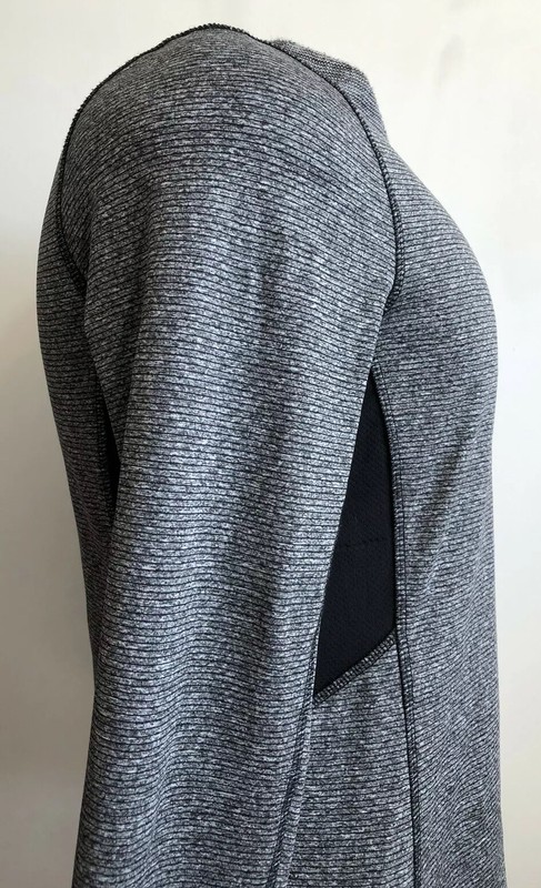 Tech Gear Elements Series Mens Large Grey Black Textured Longsleeve Top Stretch gallery