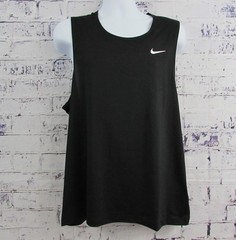 Nike Dri-FIT Ready Tank Top Men’s Size Large Black Stretch DV9813-010 NWT