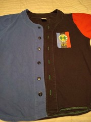 Cross Colours Colorblock Button Up Baseball Jersey Men’s Small Black Ya Dig