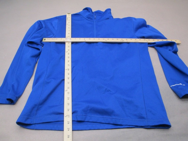 The North Face Size XL Mens Blue 1/2 Zip Soft Shell Hiking Outdoor Pull Over 110 gallery