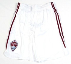 Adidas ClimaCool MLS Colorado Rapids White Brief Lined Soccer Shorts Men’s NWT