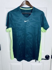 Nike Carlos Alcaraz 2023 Cincinnati Tennis Shirt Large Federer Nadal Sinner NWT