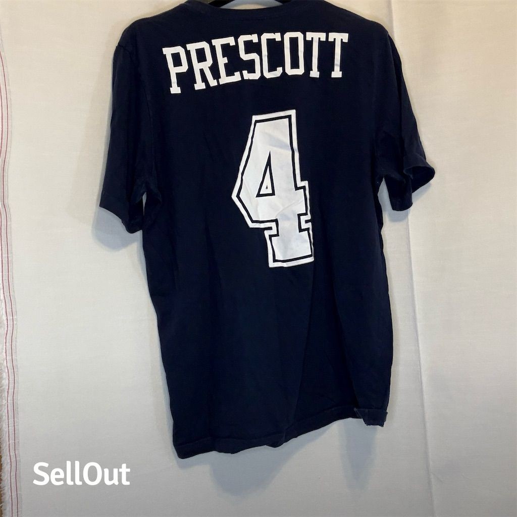 Nike Dallas Cowboys Dak Prescott #4 Men's XL Blue Standard T-Shirt gallery