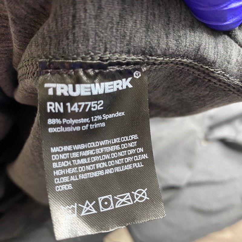 TrueWerk Pullover Mens M Grey Stewart-Haas Ford 1/4 Zip Performance Workwear gallery