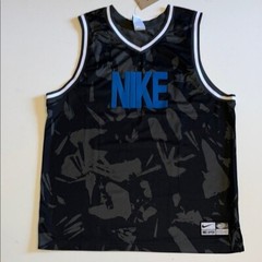Nike Basketball Jersey Men’s L Black blue Hoops FN2688-011 drf-fit DNA NWT $60