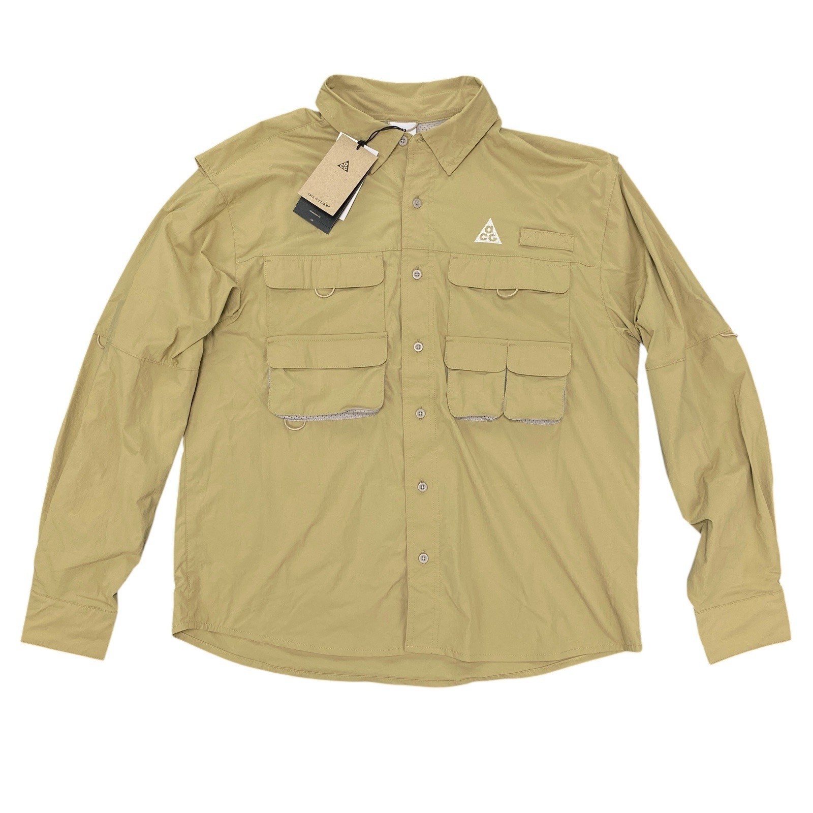 Nike ACG Orb Weaver Dri-FIT ADV UV Long Sleeve Shirt Size S Beige HJ2465-297 gallery