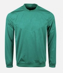 Nike Golf Green Emboss Shield Lightweight Crewneck Pullover Weather Resistant Lg