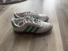 Adidas Cloudfoam Plus White and Green Sneakers Women’s Size 7